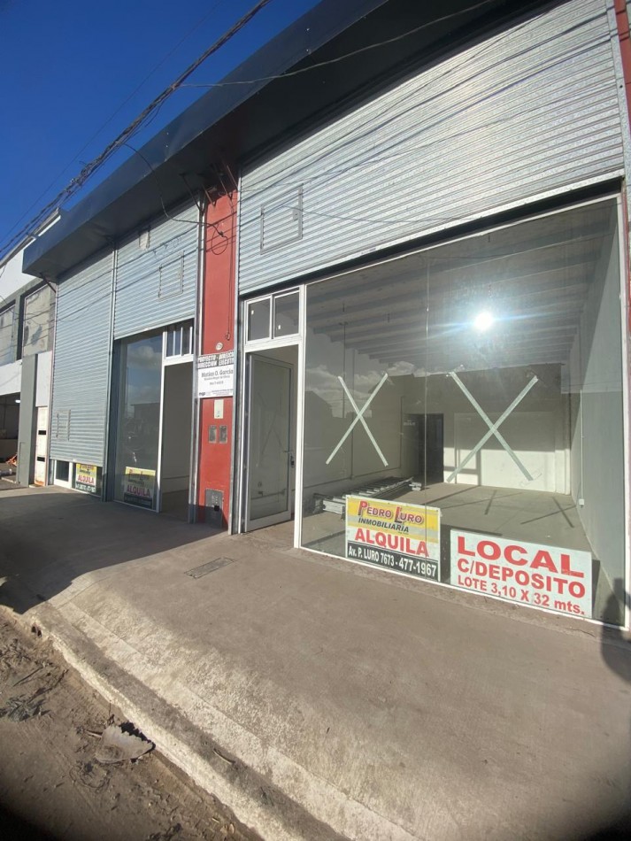 LOCAL 3. DE 64M2 CUB TOTALES. CON PATIO. LURO Y 228